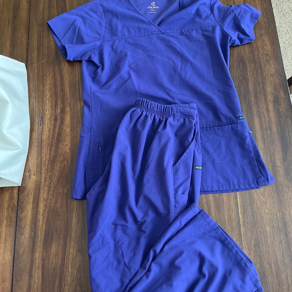 Purple Jockey Scrubs
